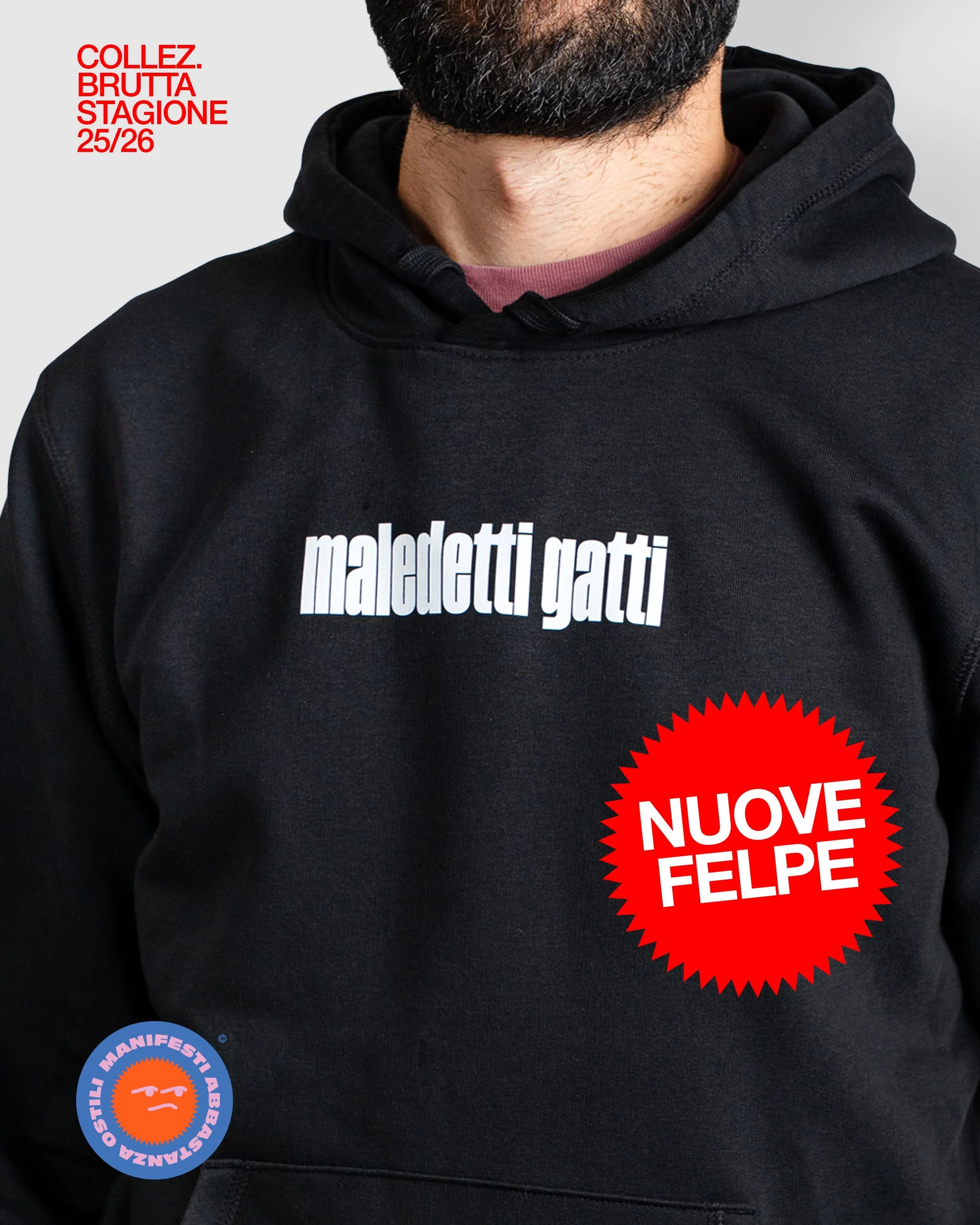 Felpa Maledetti Gatti - Image 8