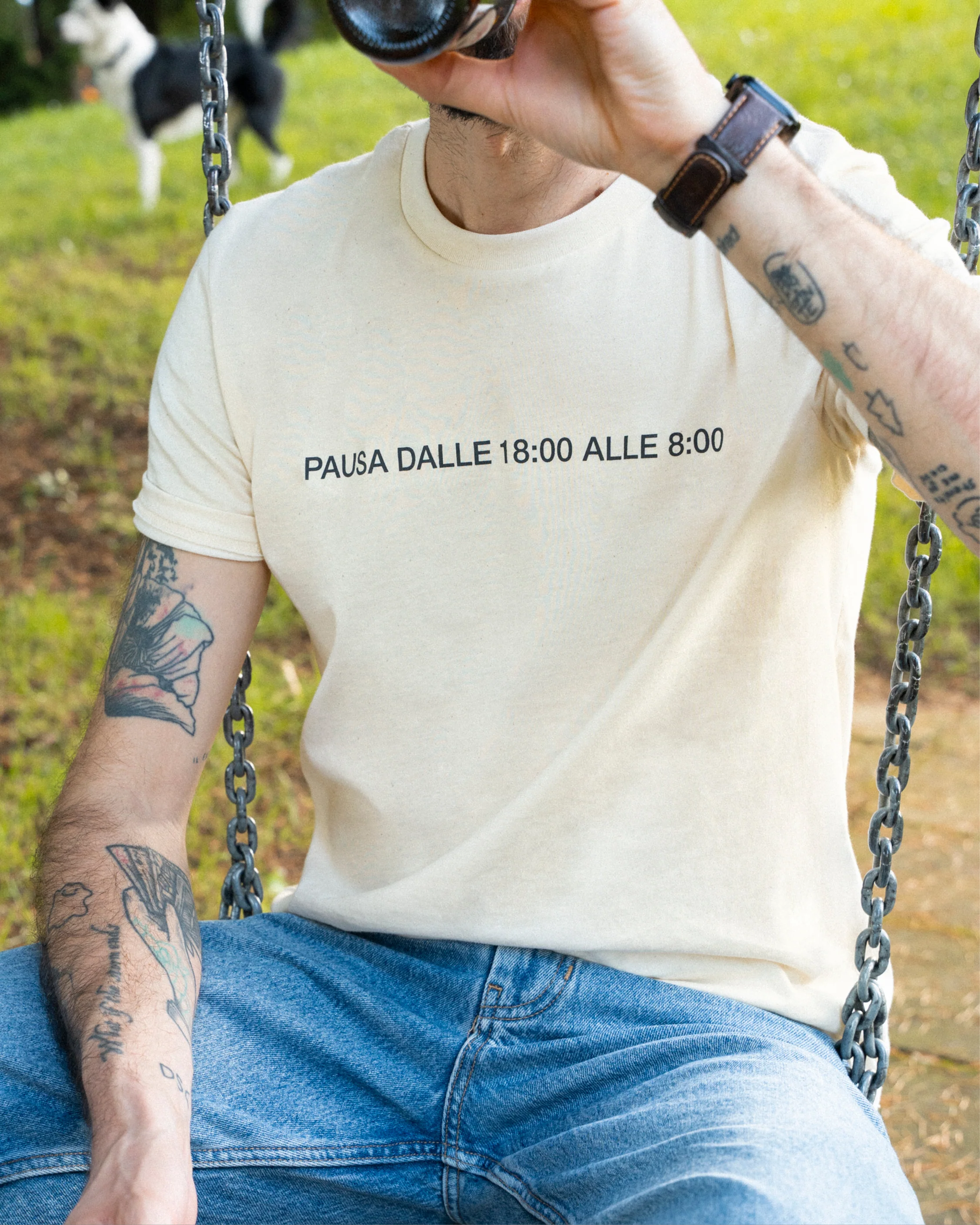 Maglietta Pausa dalle 18 alle 8 - Image 4